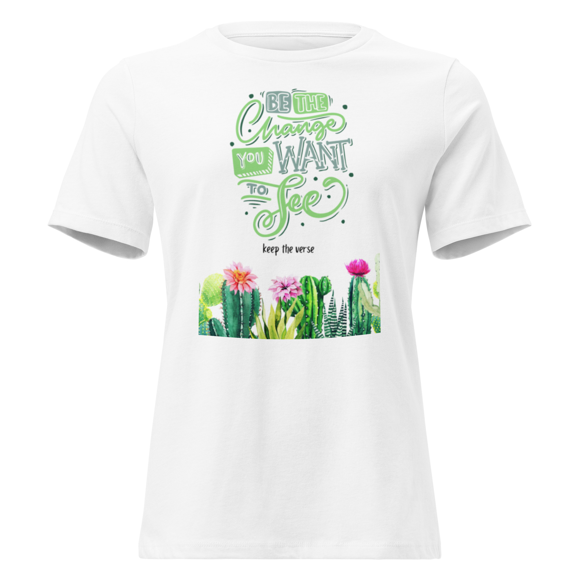 Women's Relaxed T-Shirt (Green)