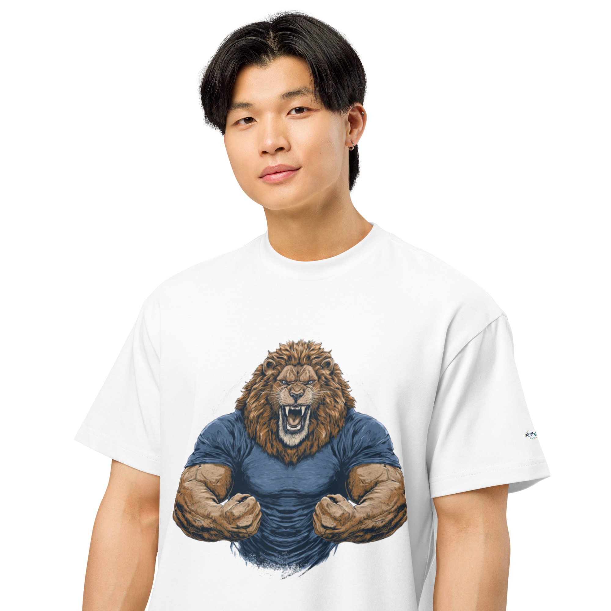 Men’s box tee (Lion)
