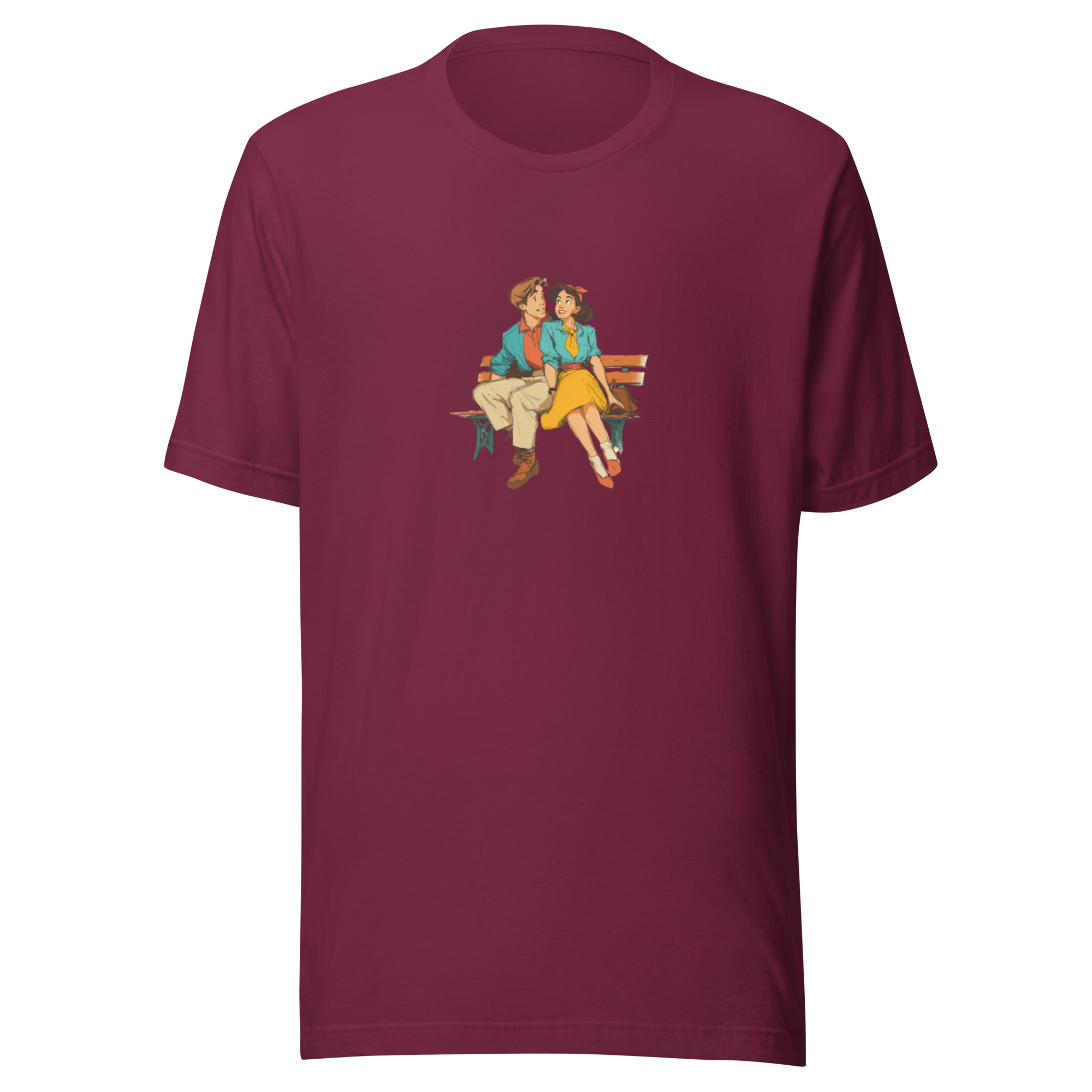 unisex-staple-t-shirt-maroon-front-69f2615d899bc.jpg