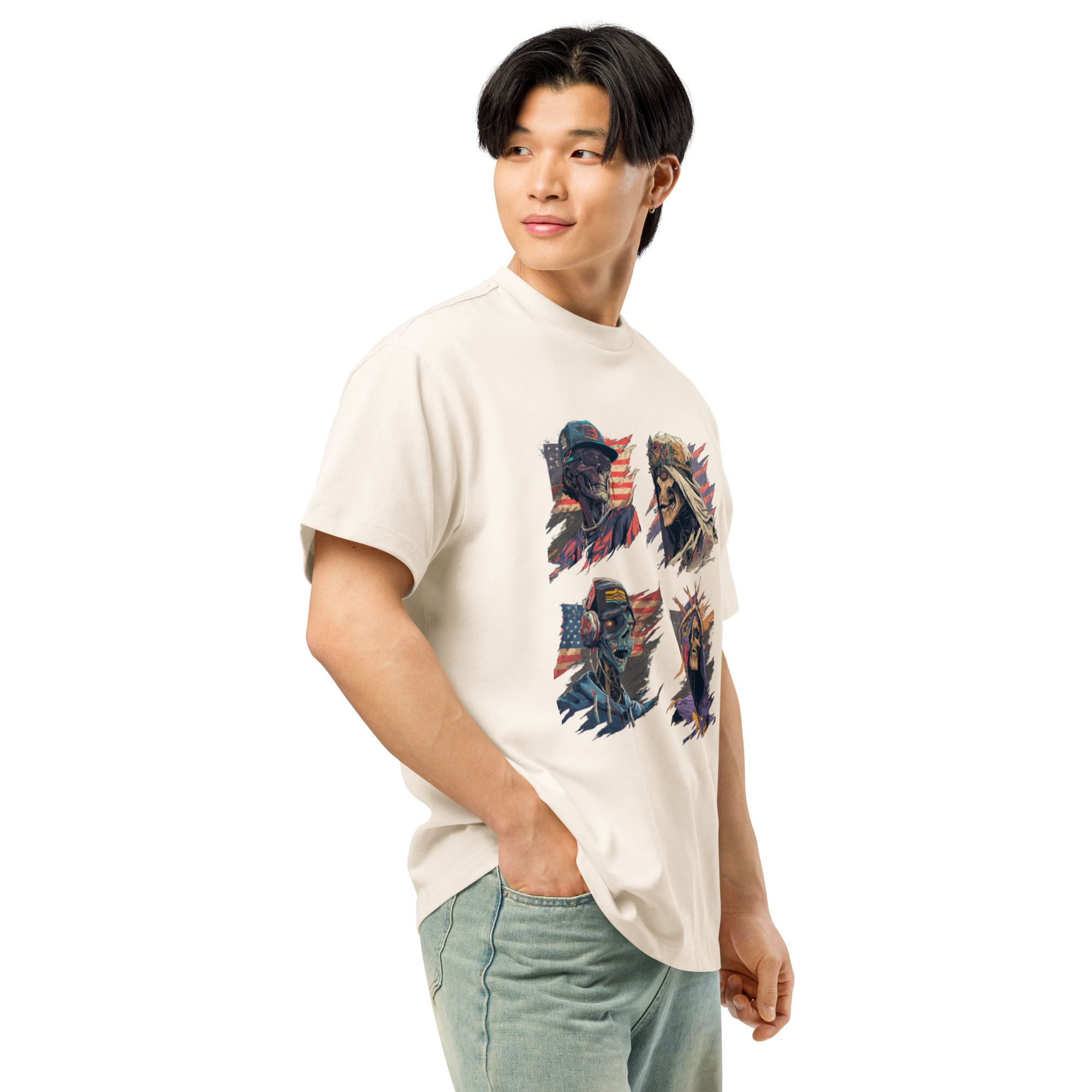 Men’s box tee horror